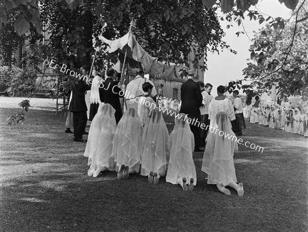 CORPUS PROCESSION AT S.HEART COURT CARDINAL CARRIN BL.SACRAMENT